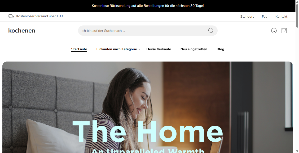 Screenshot von kochenen.de