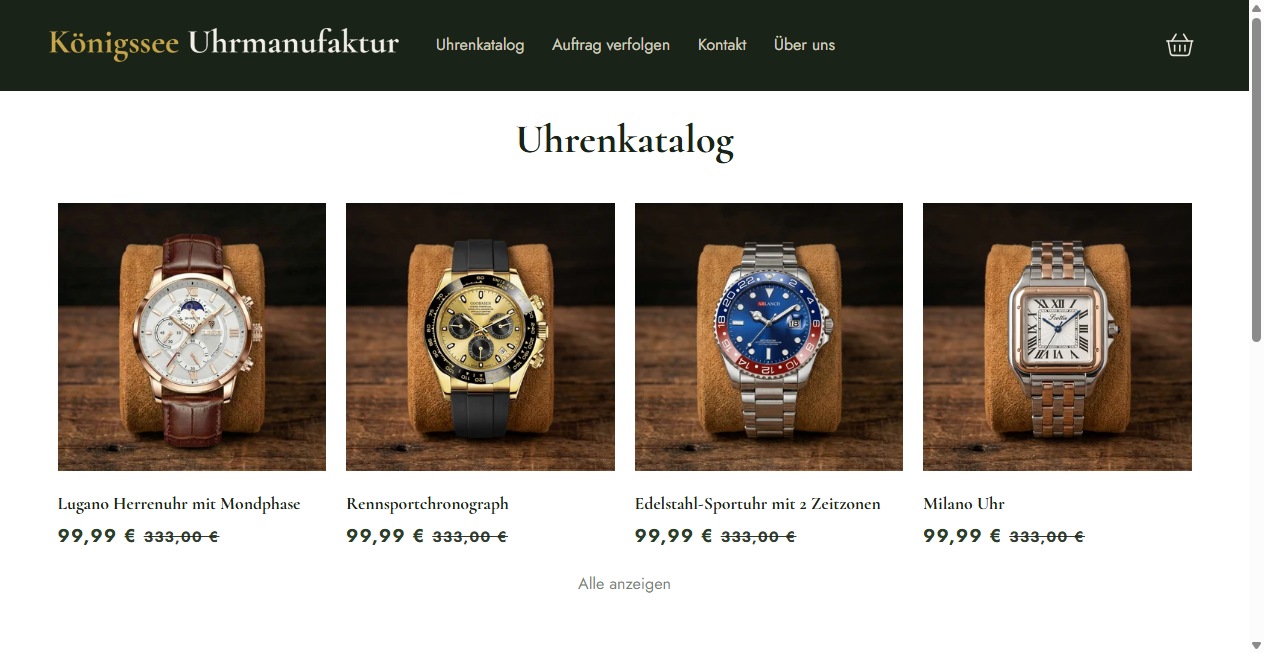 Screenshot von koenigssee-uhrmanufaktur.de