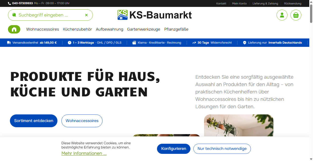 Screenshot von ks-baumarkt.com
