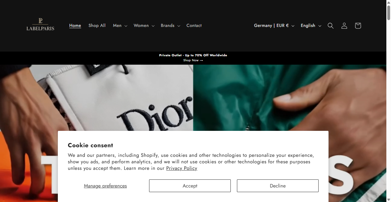 Fake Shop Warnung: labelparis.com (2026)