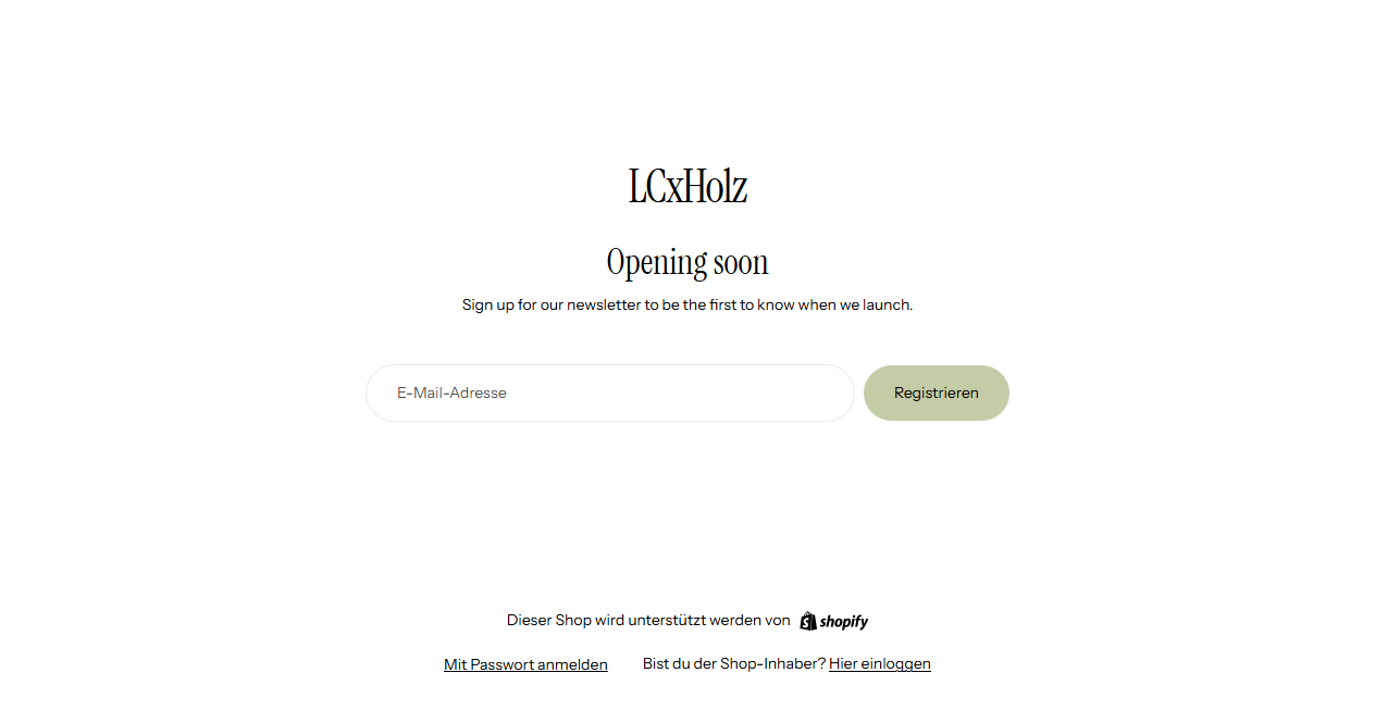 Screenshot von lcxholz.de