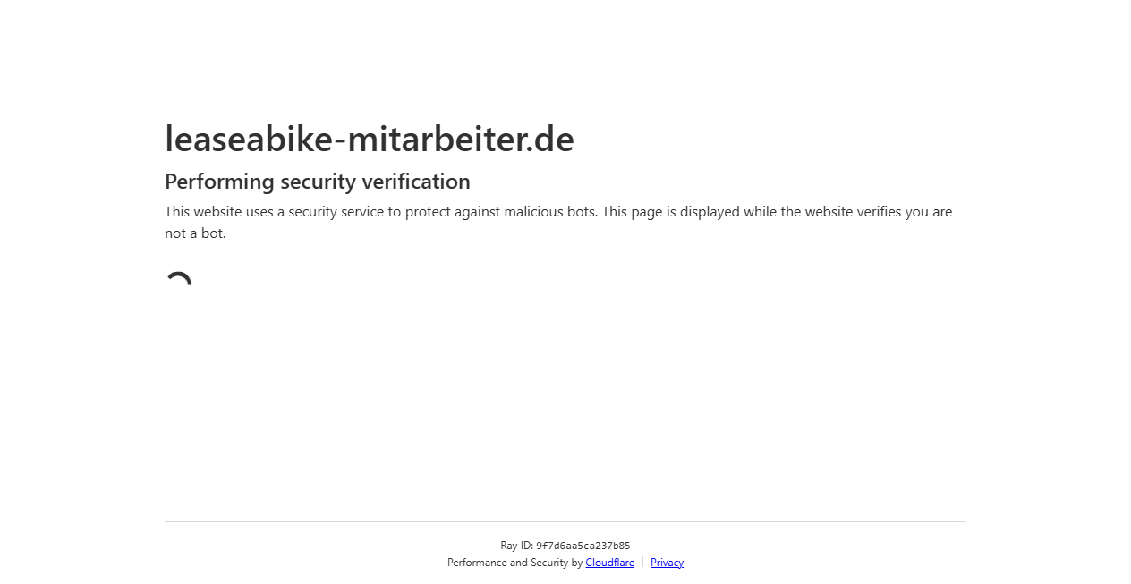 Screenshot von leaseabike-mitarbeiter.de