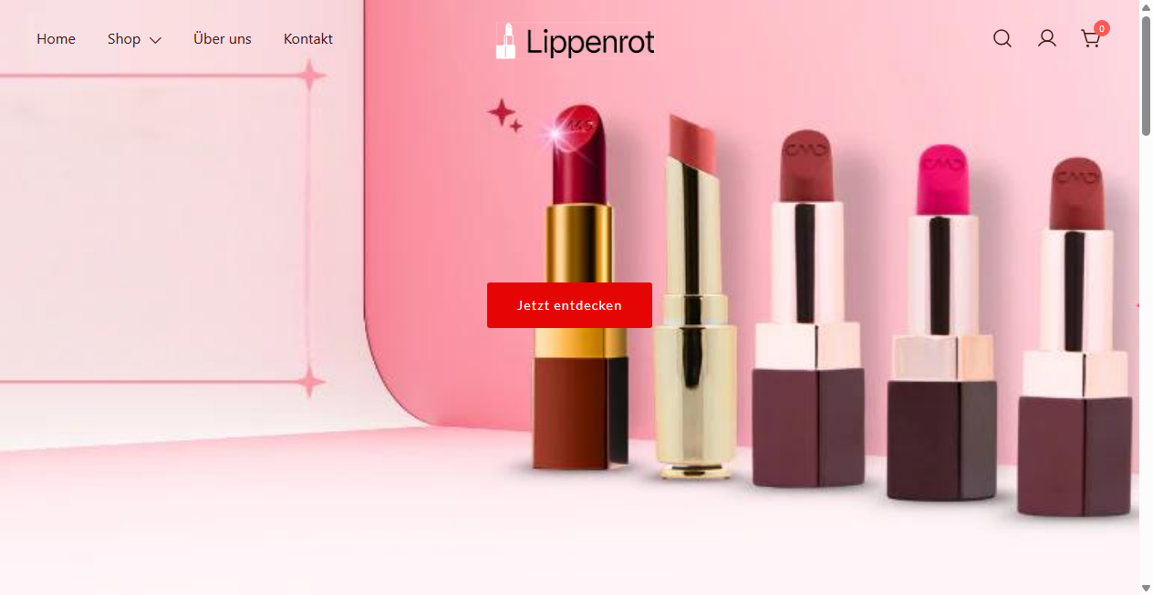 Screenshot von lippenrot.com