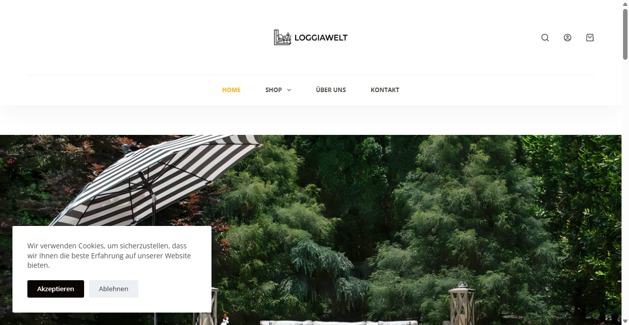 Screenshot von loggiawelt.com