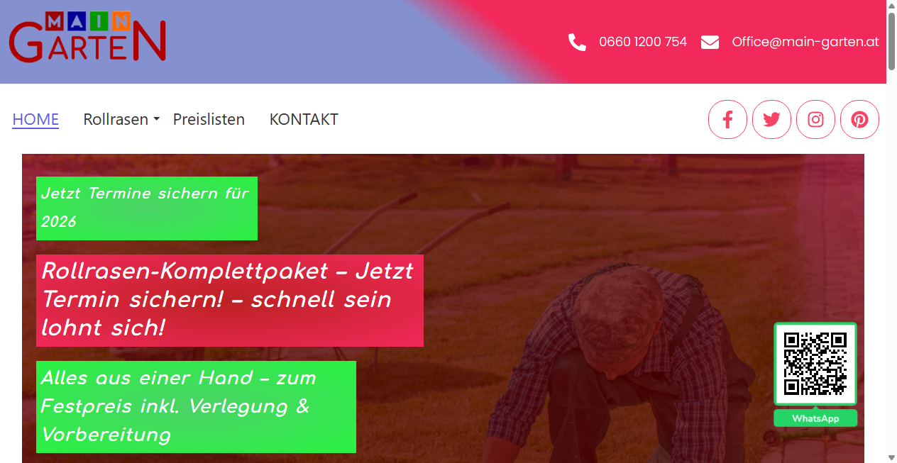 Bestätigte Warnung zu main-garten.at (2026)
