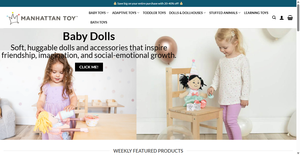 Screenshot von manhattantoysale.com