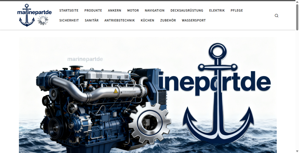 Screenshot von marinepartde.com