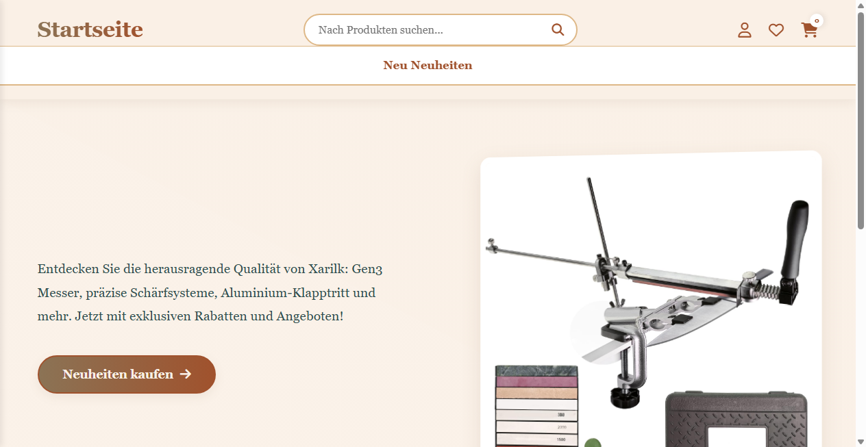 Screenshot von marketxarproducts.shop