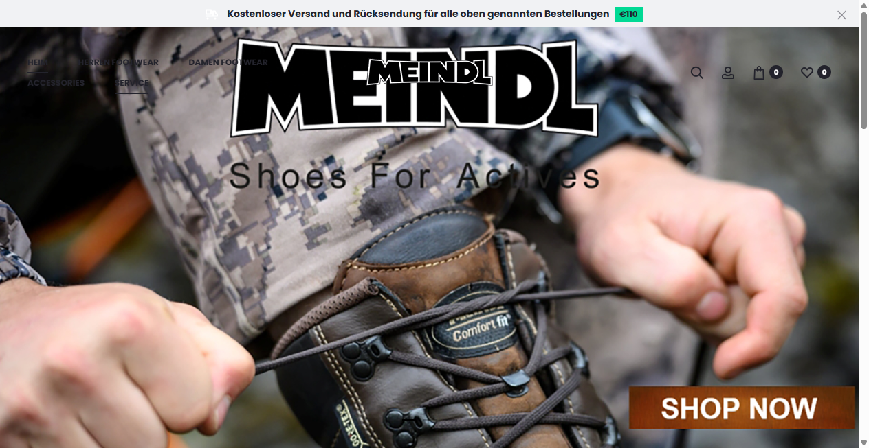 Fake Shop Warnung: meindls.at (2026)