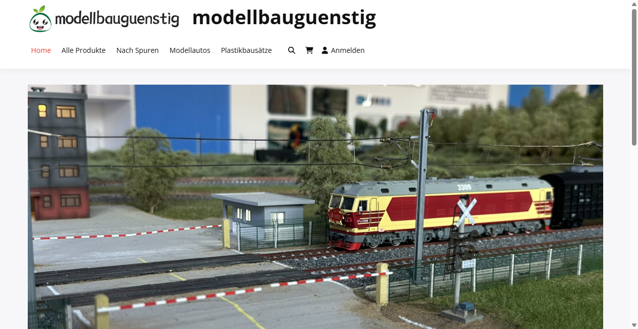 Screenshot von modellbauguenstig.com