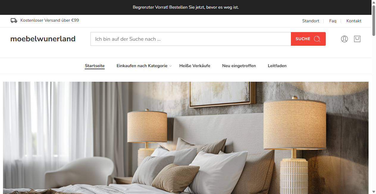 Screenshot von moebelwunerland.de