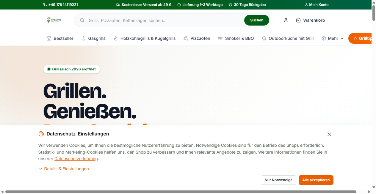 Bestätigte Warnung zu mpgarten-shop.de (2026)