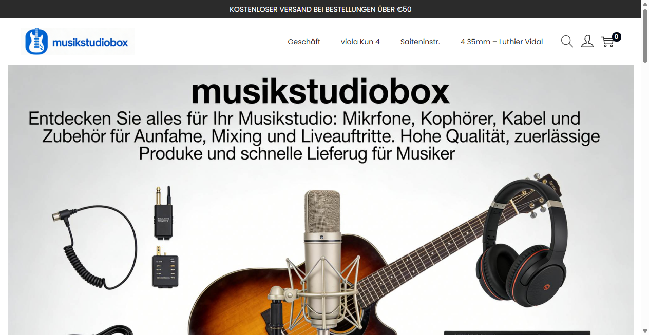 Fake Shop Warnung: musikstudiobox.com (2026)