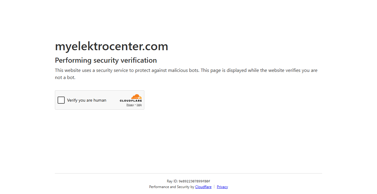 Fake Shop Warnung: myelektrocenter.com (2026)