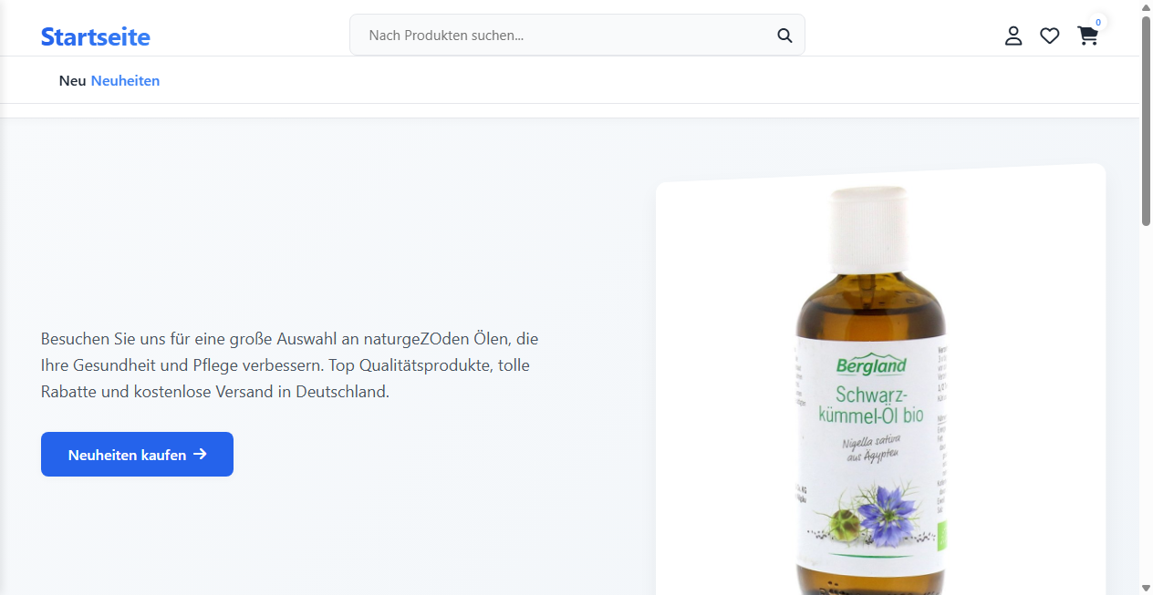 Screenshot von naturzadedea.shop