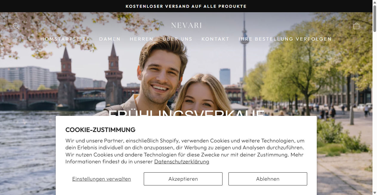 Fake Shop Warnung: nevari.de (2026)