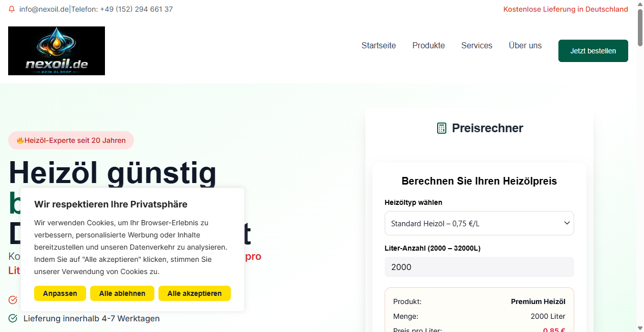 Fake Shop Warnung: nexoil.de (2026)
