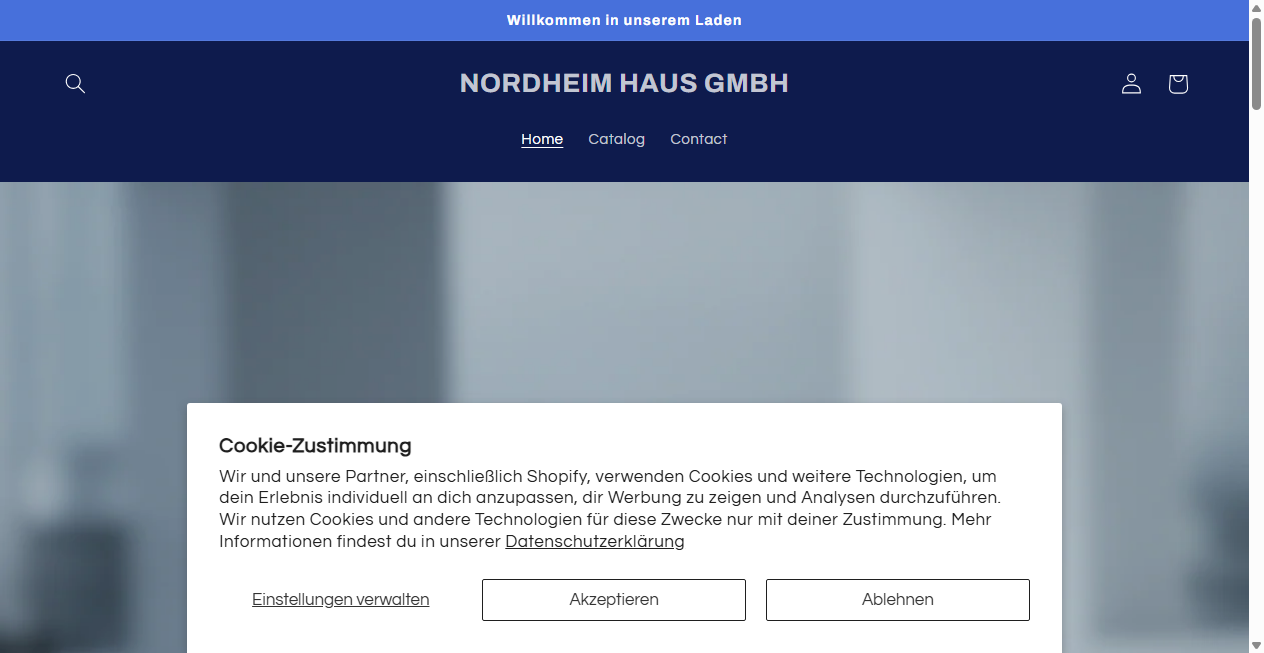 Screenshot von nordheimhausgmbh.myshopify.com
