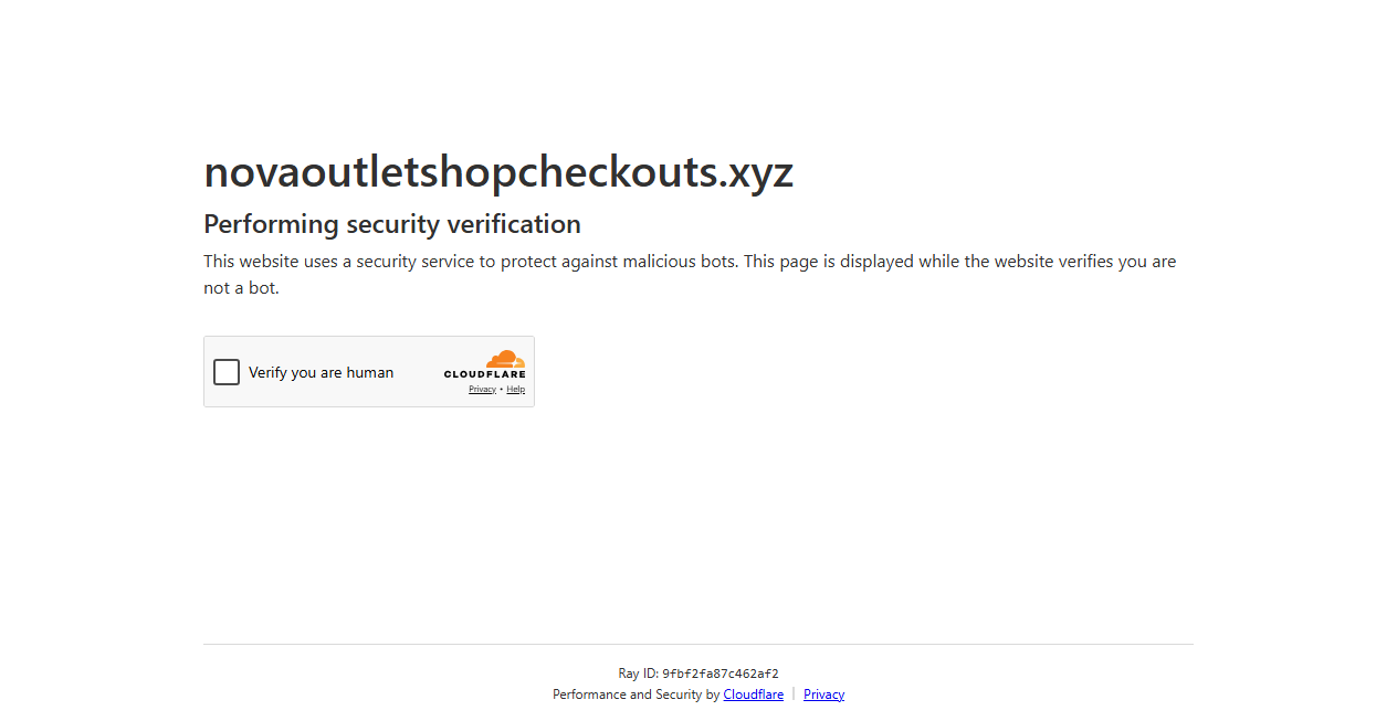 Screenshot von novaoutletshopcheckouts.xyz