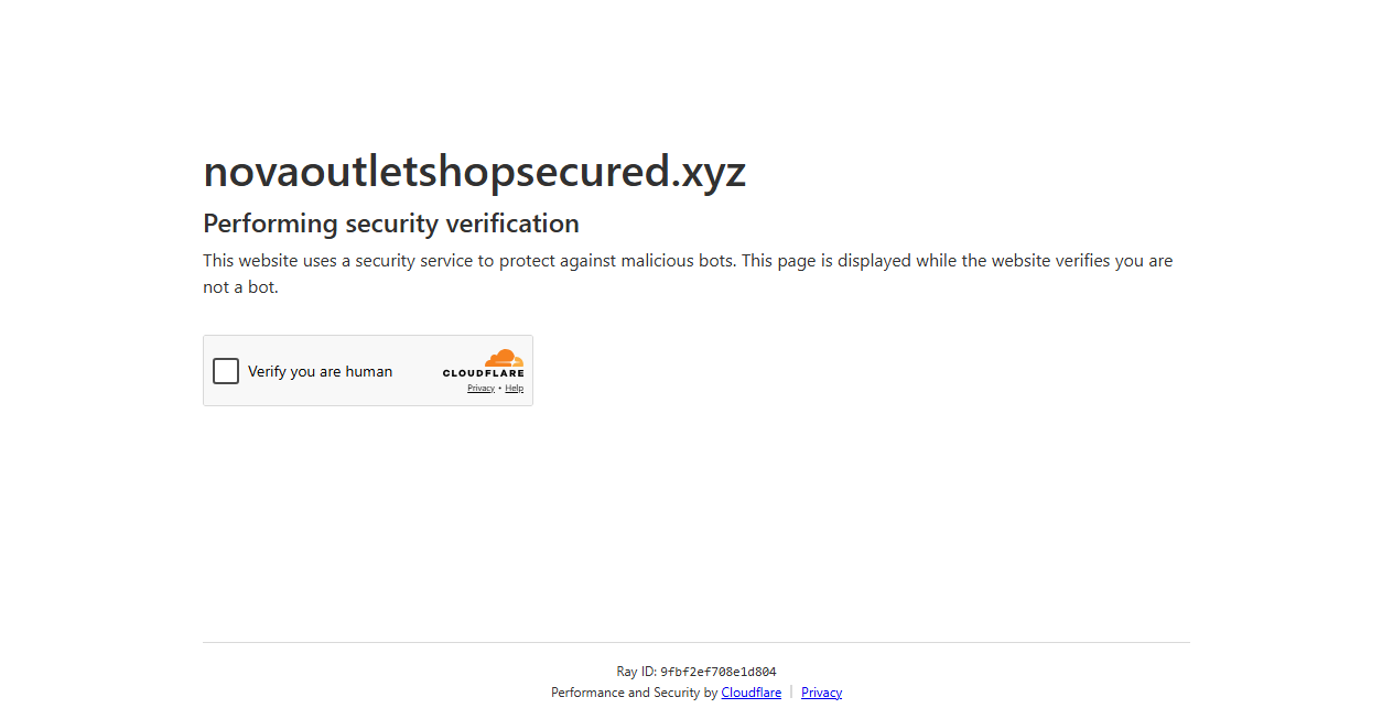 Screenshot von novaoutletshopsecured.xyz