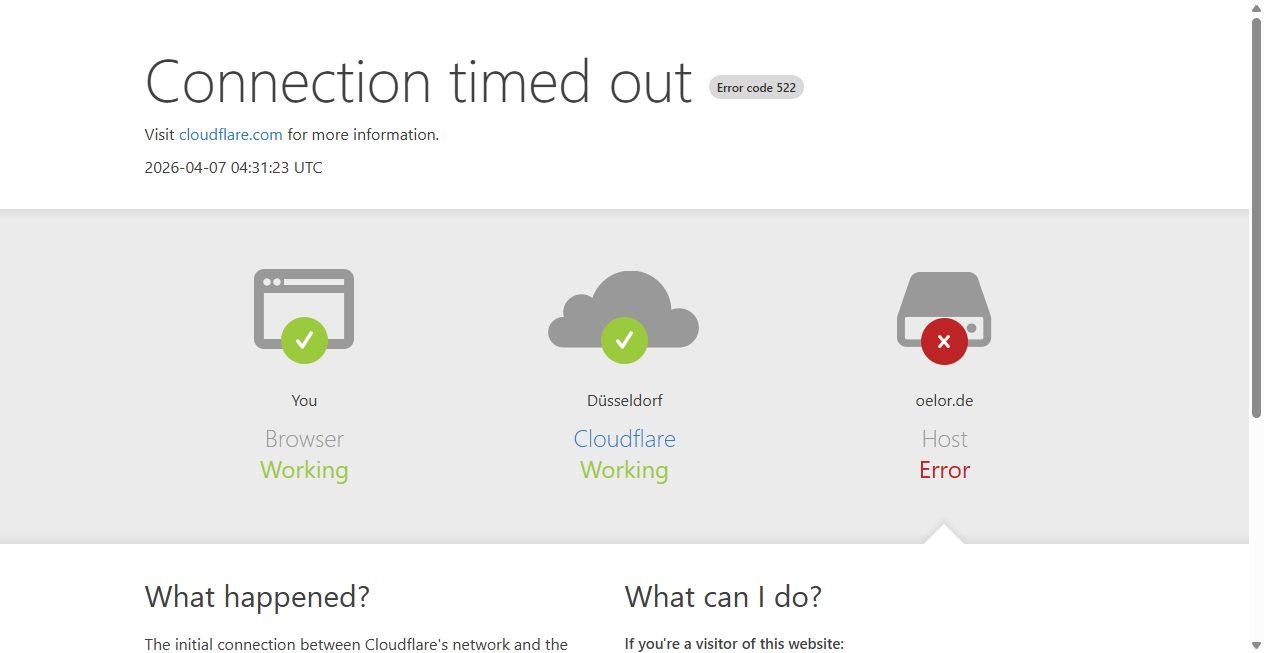 Fake Shop Warnung: oelor.de (2026)