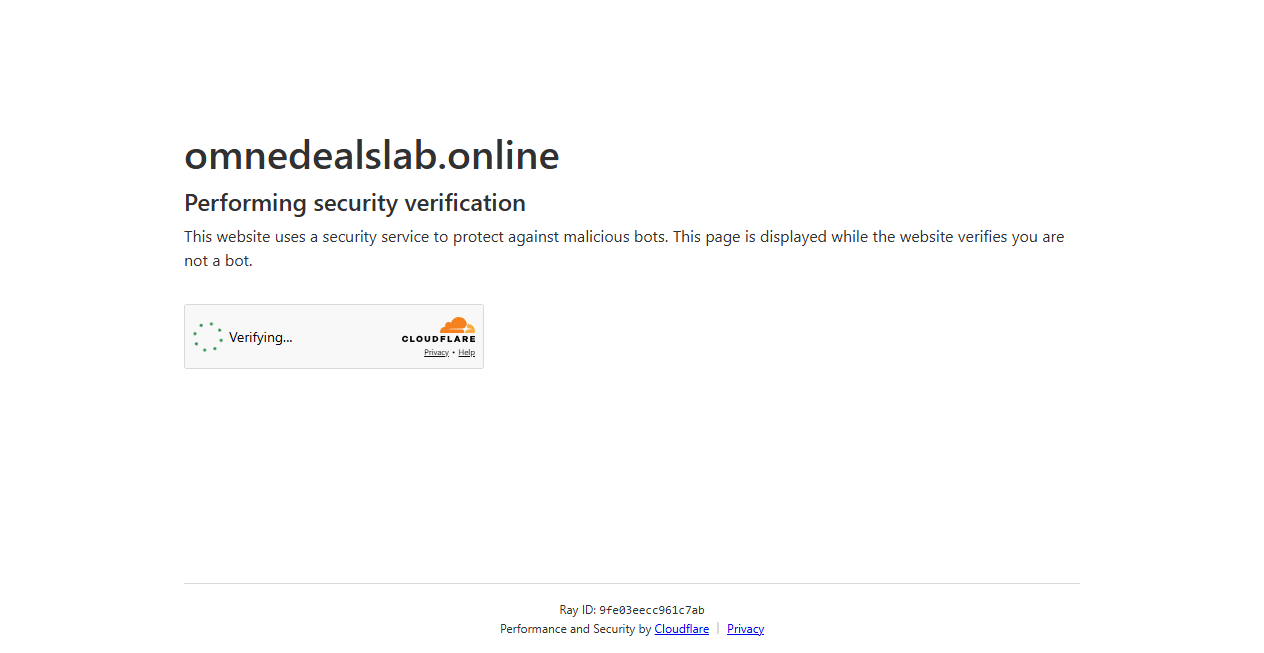 Bestätigte Warnung zu omnedealslab.online (2026)