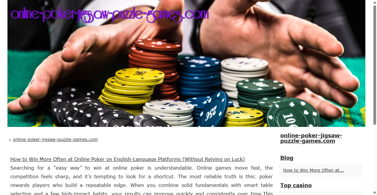 Screenshot von online-poker-jigsaw-puzzle-games.com