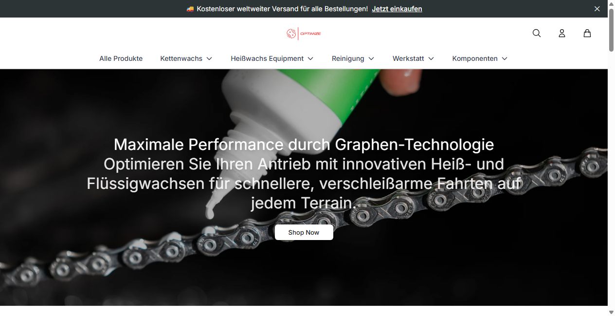 Screenshot von optimizeactive.shop