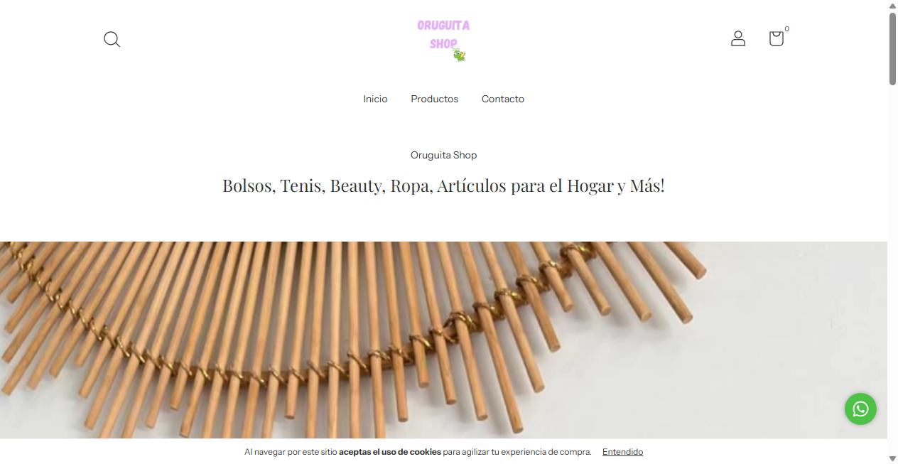 Screenshot von oruguitashop.com