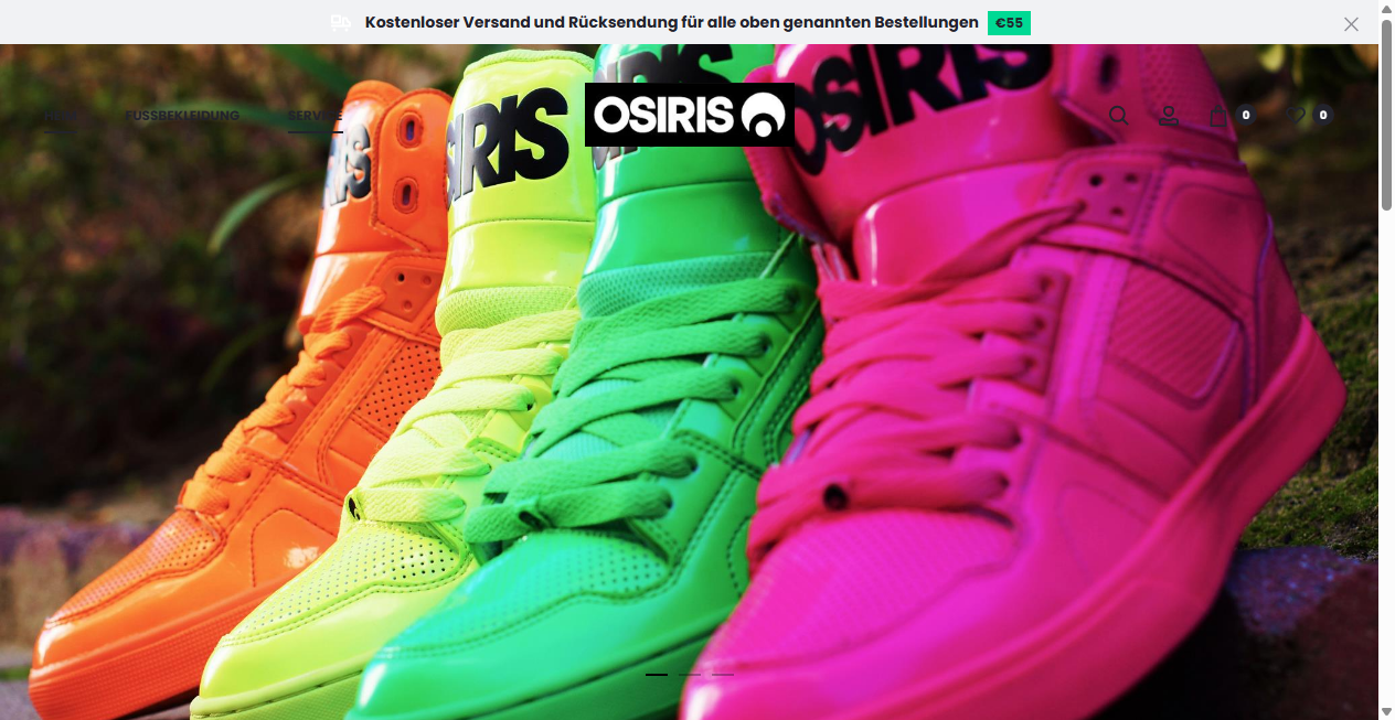 Screenshot von osiris.com.de