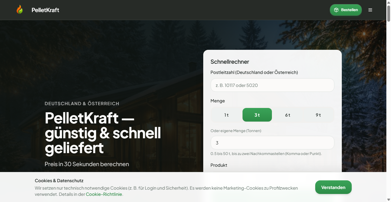 Fake Shop Warnung: pelletkraft.de (2026)