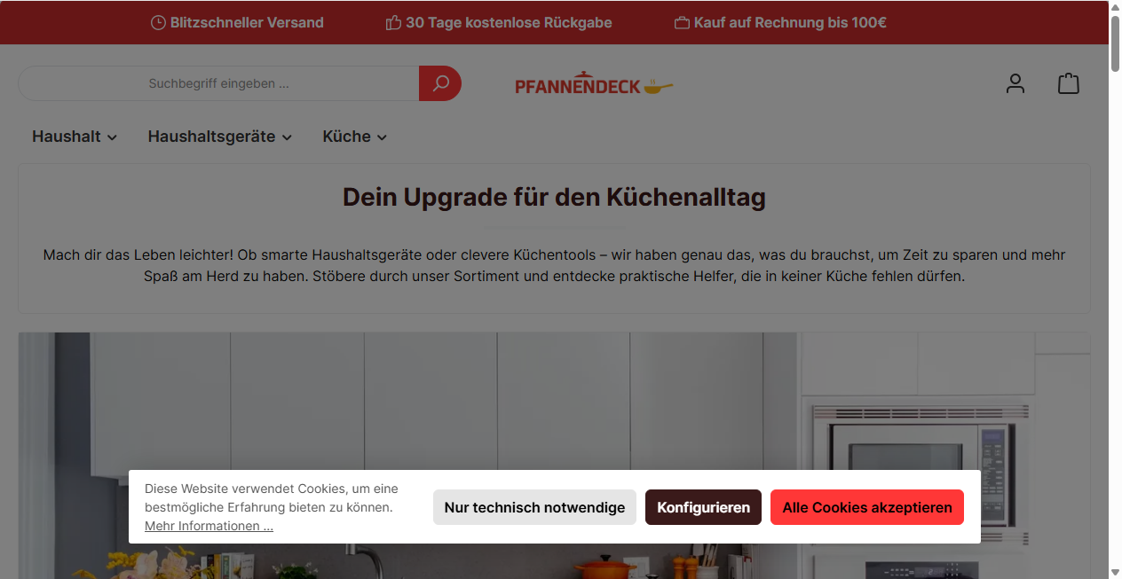 Screenshot von pfannendeck.de