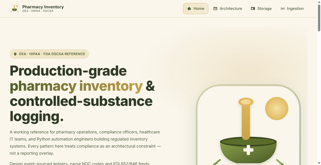 Bestätigte Warnung zu pharmacyinventory.org (2026)