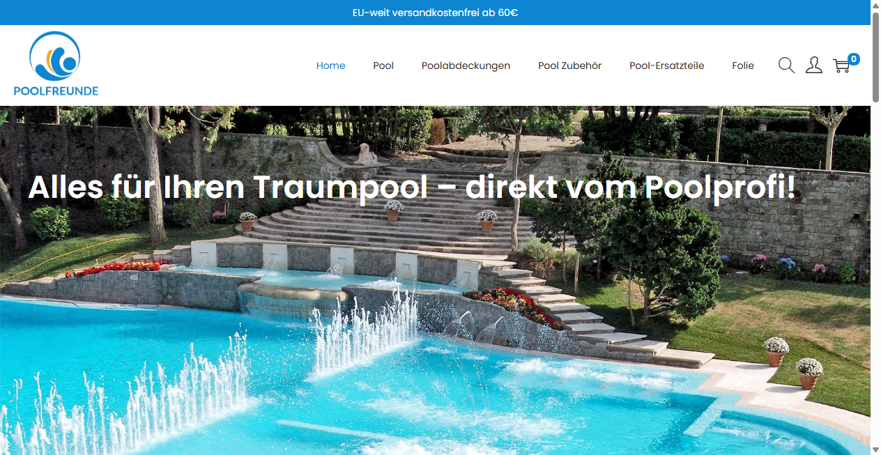 Screenshot von poolfreunde.com