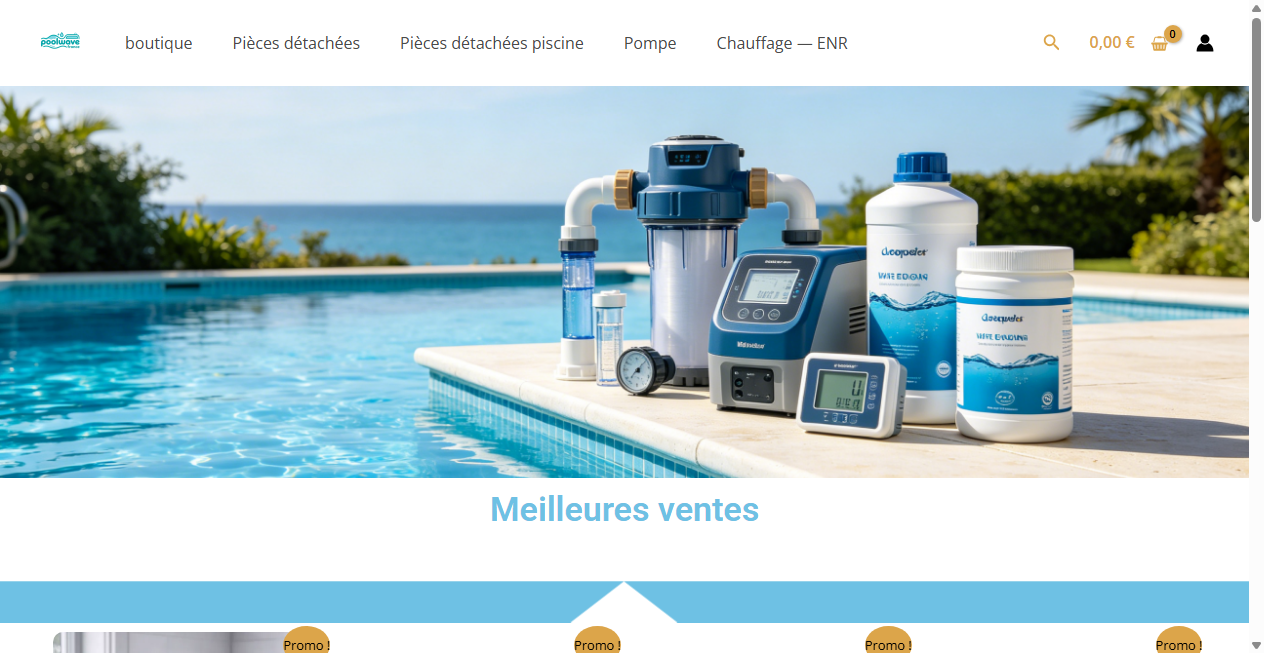 Screenshot von poolwavefrance.com