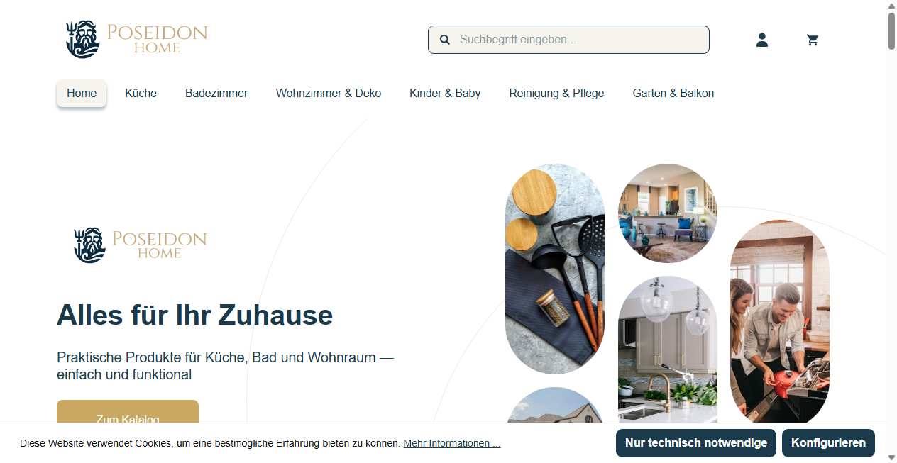 Screenshot von poseidon-home.com