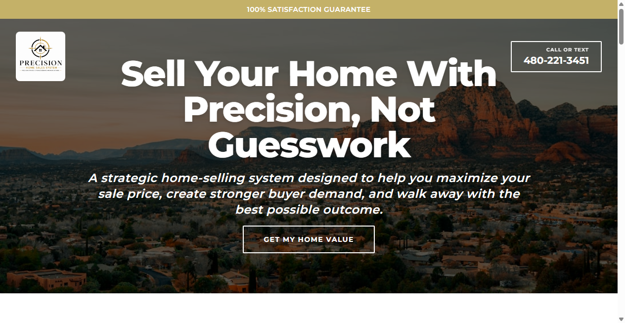 Screenshot von precisionhomesale.com