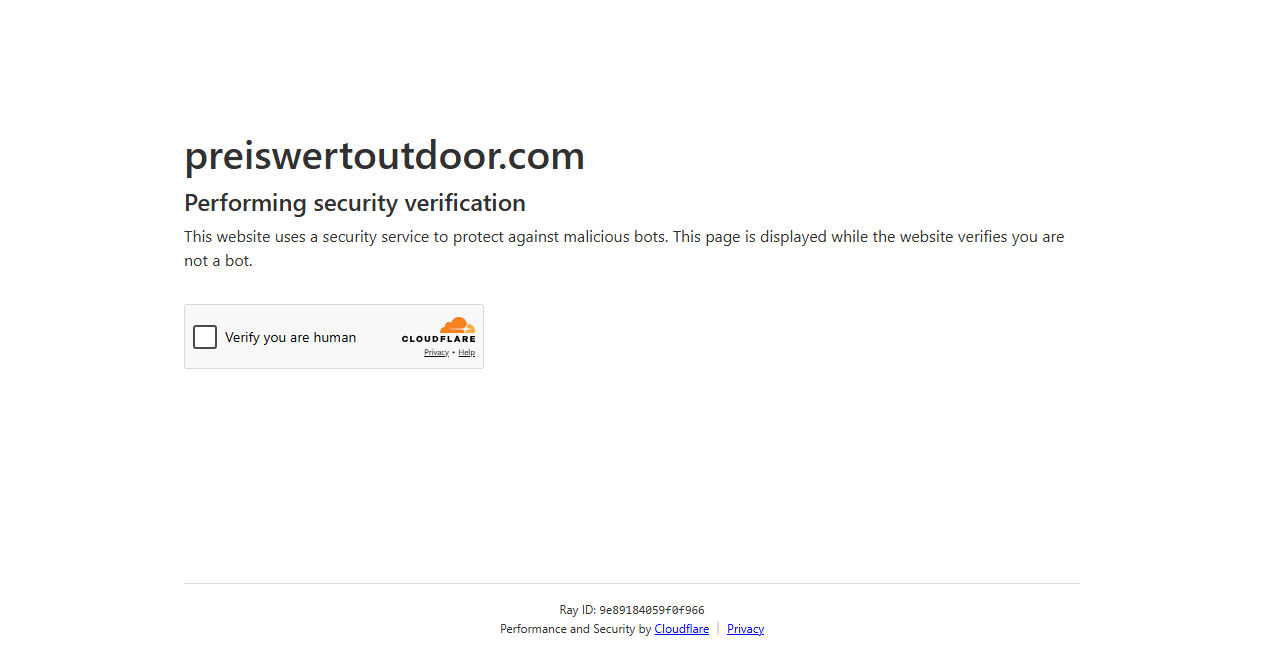 Fake Shop Warnung: preiswertoutdoor.com (2026)