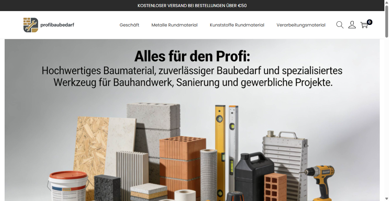 Fake Shop Warnung: profibaubedarf.com (2026)