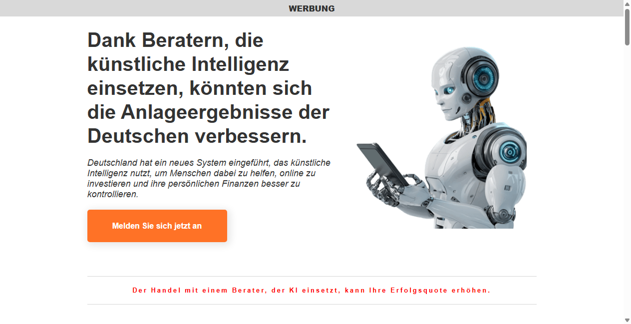 Screenshot von promoclicks.digital