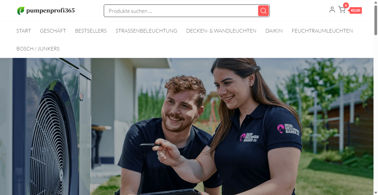 Screenshot von pumpenprofi365.com