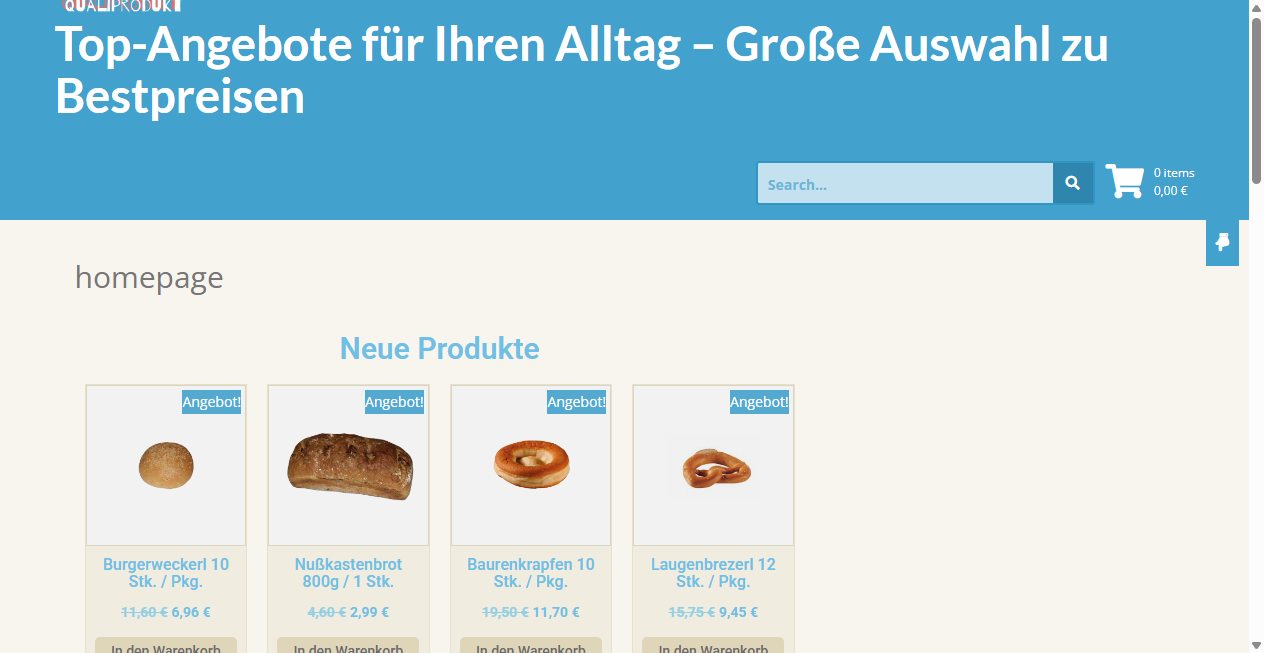 Screenshot von qualiprodukt.de