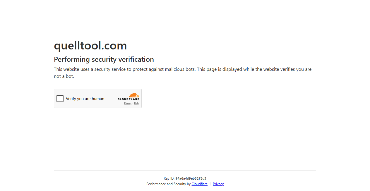 Screenshot von quelltool.com