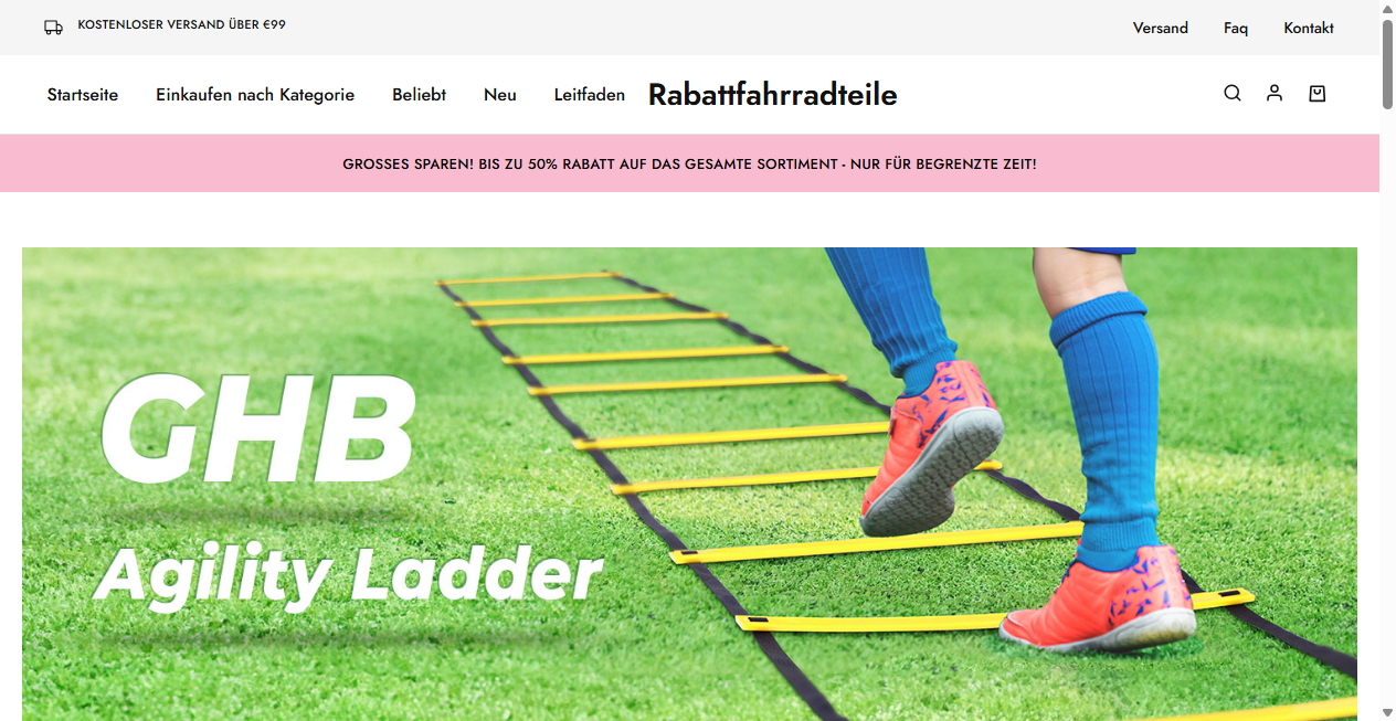 Bestätigte Warnung zu rabattfahrradteile.de (2026)