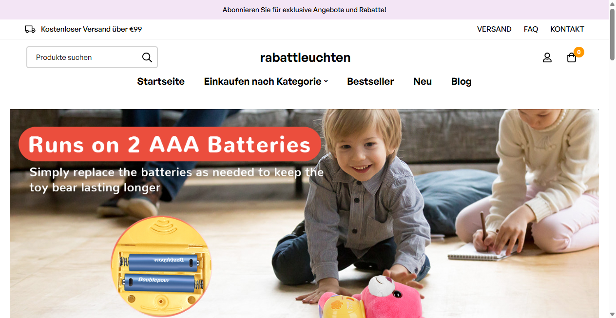 Bestätigte Warnung zu rabattleuchten.de (2026)