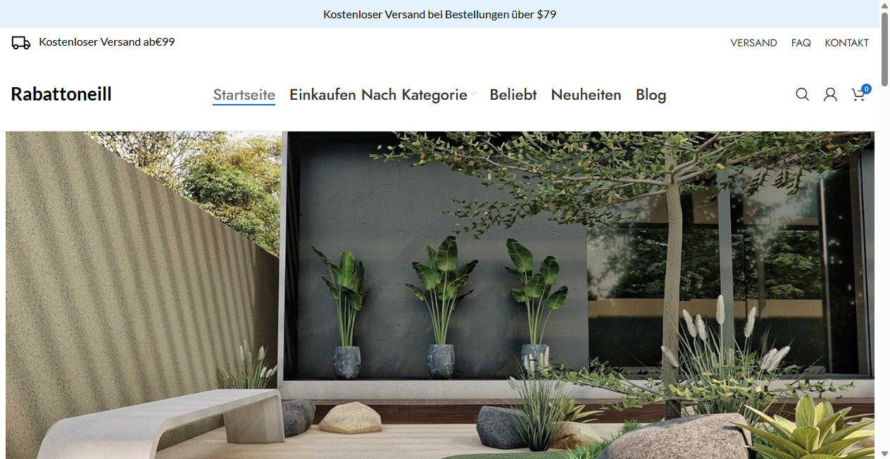 Screenshot von rabattoneill.de