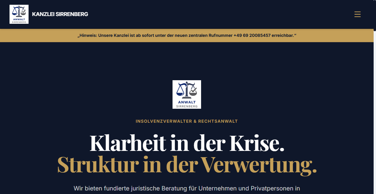 Fake Shop Warnung: rechtsanwalt-sirrenberg.de (2026)