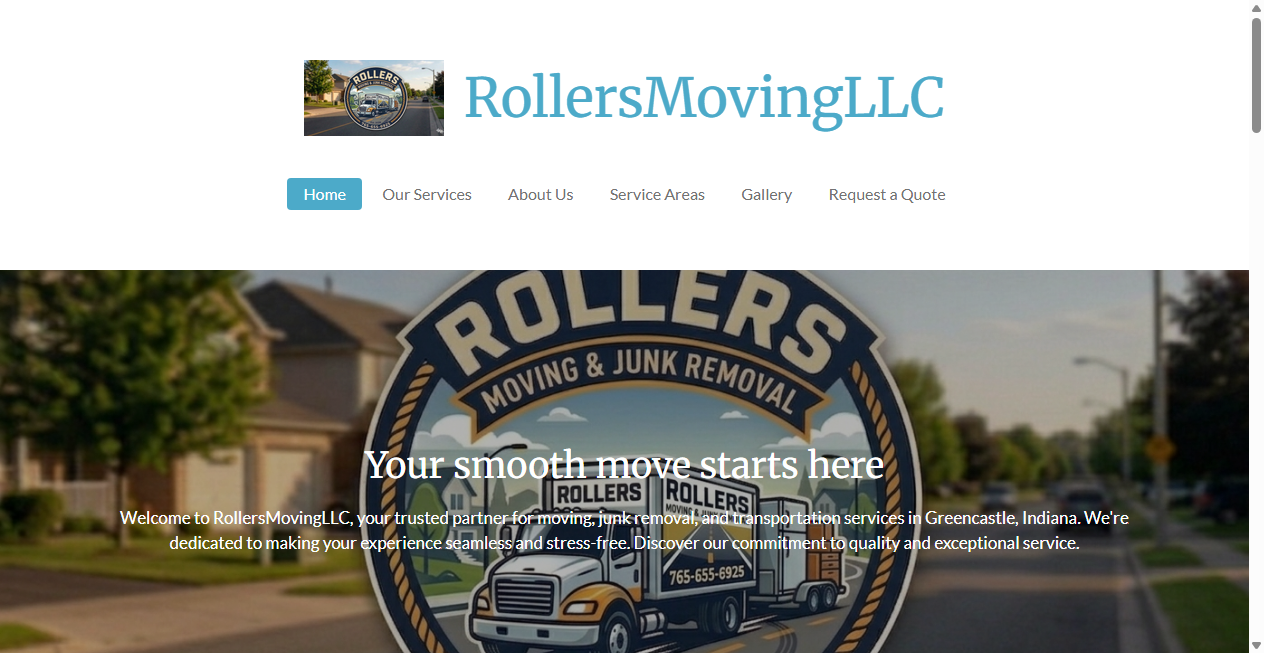 Screenshot von rollersmovingllc.com