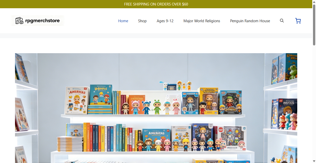 Screenshot von rpgmerchstore.com