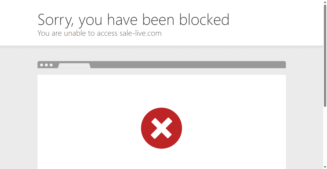 Screenshot von sale-live.com